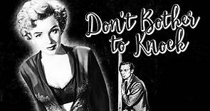 Official Trailer - DON'T BOTHER TO KNOCK (1952, Marilyn Monroe, Richard Widmark, Anne Bancroft)