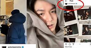 LEE MIN HO AND HIS AGENCY FINALLY CONFIRMED THIS GOODNEWS! LEE MIN HO POSTED PHOTO IN HIS IG ACCOUNT