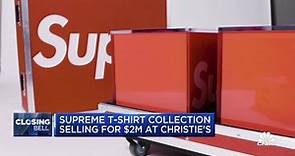 Supreme T-shirt collection is selling for $2 million at Christie's