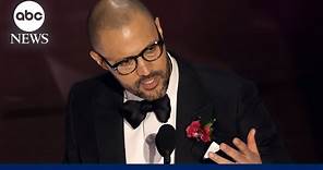 Oscars 2024: 'American Fiction' writer Cord Jefferson accepts Oscar for Best Adapted Screenplay
