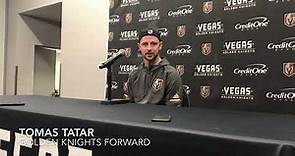 Tomas Tatar looking forward to fresh start in Las Vegas