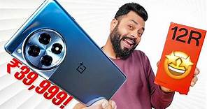 OnePlus 12R Indian Unit Unboxing & First Look ⚡️Snapdragon 8 Gen 2, 5500mAh 🔋 @₹39,999!