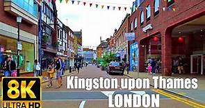 Kingston town centre walking tour | London England | Royal borough of Kingston | May 2023