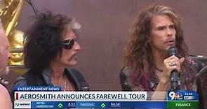 Aerosmith announce farewell tour.