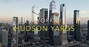 4K in 4MIN Aerial Views of Hudson Yards; New York City