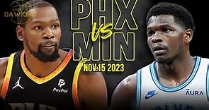 Phoenix Suns vs Minnesota Timberwolves Full Game Highlights | Nov 15, 2023 | FreeDawkins