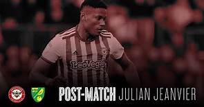 Julian Jeanvier post Norwich City Interview