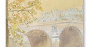 Arthur Bowen Davies's 'Pont Marie From Quai Des Celestins, 1926' Gallery Wrapped Canvas - Bed Bath & Beyond - 12020790