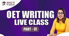 Jinus Academy OET Writing Part 1