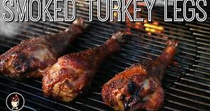 Smoked Turkey Legs On The Weber Charcoal Grill | Turkey Leg Recipe