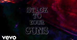 Sick Puppies - Stick To Your Guns (Lyric Video)