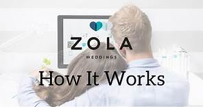 Zola Weddings | How It Works | Wedding Website
