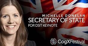 A keynote by Michelle Donelan, Secretary of State for DSIT | CogX Festival 2023