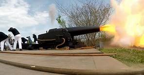 Firing Civil War Cannon Built In 1865