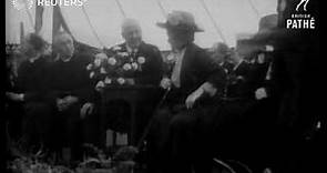 Princess Louise opens Actors Benevolent Institution (1919)