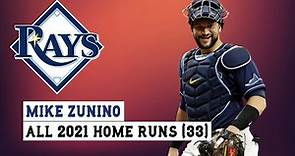 Mike Zunino (#10) All 33 Home Runs of the 2021 MLB Season