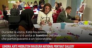 Londra, Kate Middleton inaugura National Portrait Gallery