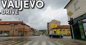 Valjevo - Driving Downtown - Serbia