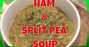 HAM & SPLIT PEA SOUP (CROCKPOT STYLE)