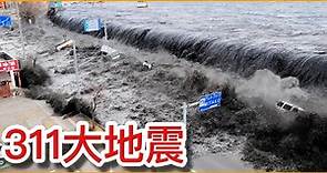 311大地震！全日本有史以來最嚴重的天災！巨大海嘯襲擊導致「核電廠」大爆炸！民眾竟朝著海邊衝是為了什麼？【阿諶R-Chen】【天災學到的事】