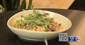 Mushroom Pappardelle / Isabelle’s Grill Room & Garden, The Ritz-Carlton - WSVN 7News | Miami News, Weather, Sports | Fort Lauderdale