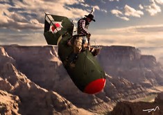 Image result for slim pickens rides the bomb
