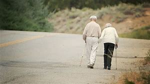 Image result for pictures of walking canes being used by two older people