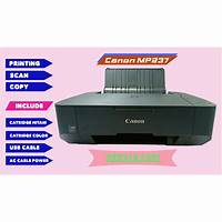 Mencetak dokumen ke printer Canon MP237