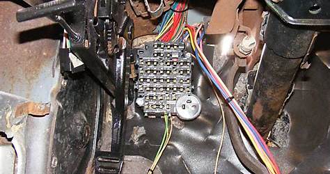 1969 Ford Mustang Fuse Box Location