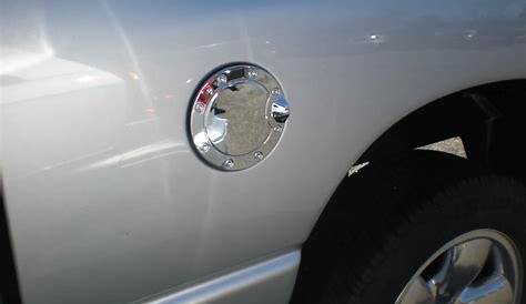 Dodge Ram Chrome Fuel Door Gas Cap Cover Petro Trim