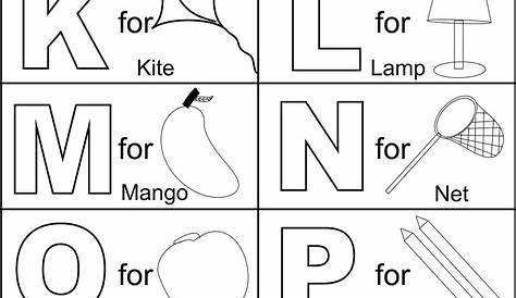 the alphabet worksheet with pictures and letters