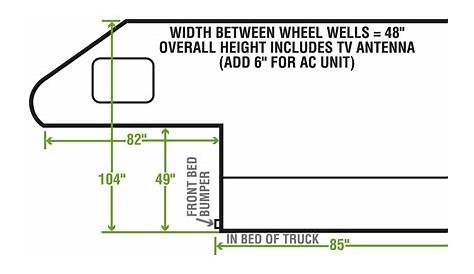 Image result for truck camper plans pdf | Slide in camper, Truck camper