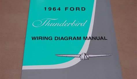 BLT WD64 Wiring Diagram 1964 Thunderbird For 1964 Ford Thunderbird