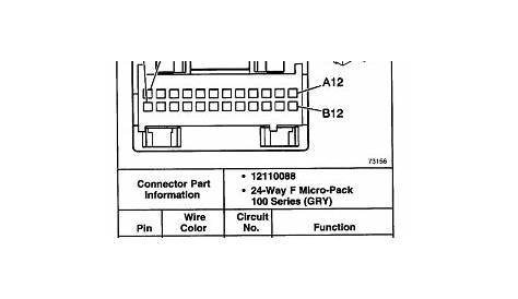 2002 Chevy Trailblazer Radio Wiring Harness Diagram - Wiring Diagram