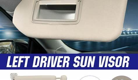 Left Side Driver Sun Visor Replacement for 2013-2018 Nissan Pathfinder