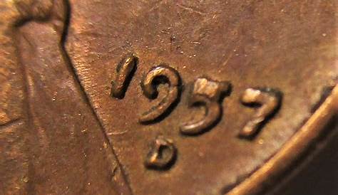 1957-D Error Rare Wheat Penny Error Coin | Etsy