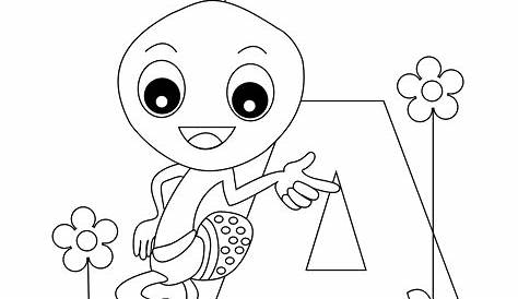 letter printable coloring pages