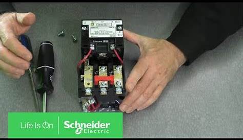 wiring diagram motorized schneider