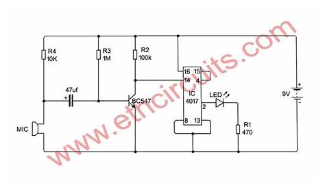 Best Clap Switch Circuit Diagram Using IC 4017
