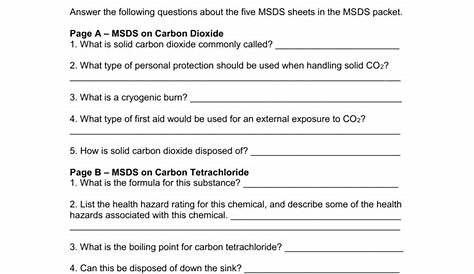 MSDS-activity