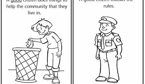 Home school Work Resoure: GOOD CITIZENSHIP COLORING BOOK