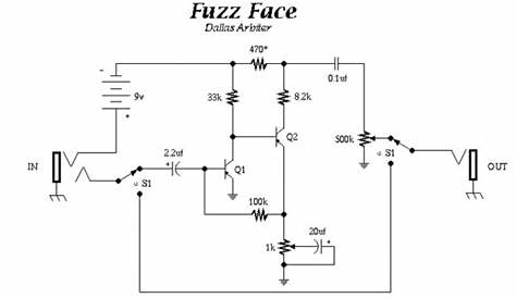 guitar fuzz pedal schematic