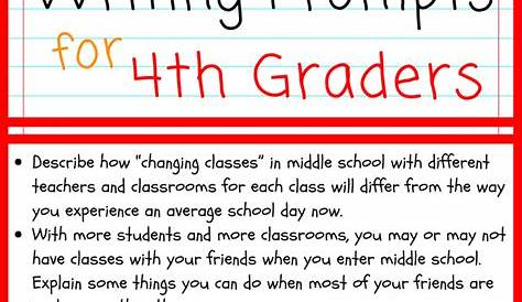 4th Grade Expository Writing Ideas