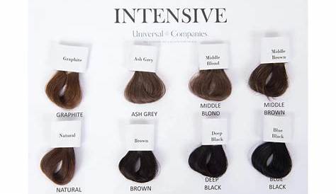 intensive brow tint color chart