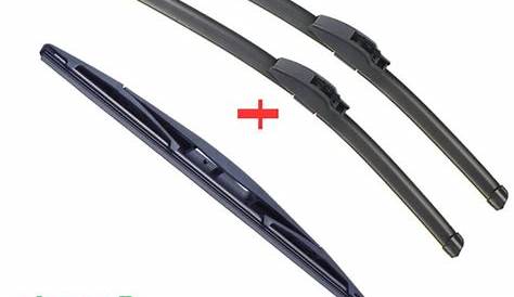 Front and Rear Wiper Blades For Honda Accord 2008 2016 Windshield