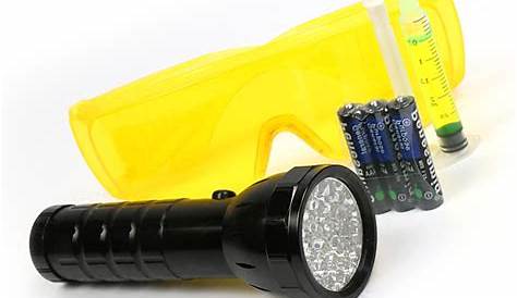 Auto Leak Test Detector Kit Car Air Conditioning A/C System Flashlight