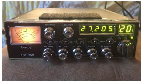 Galaxy DX 959 AM SSB CB Radio Overview and Audio / Transmit Power Demo