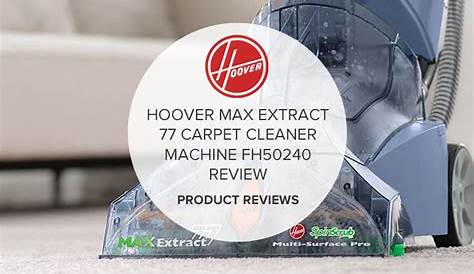 hoover maxextract 77 no suction