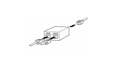 adsl pots splitter wiring diagram