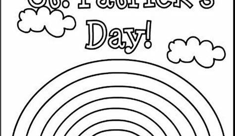 st patrick's coloring pages printable